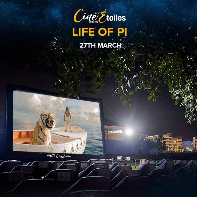 Cinéma En Plein Air – Life of Pi (2012) à Ciné Sous Les Étoiles