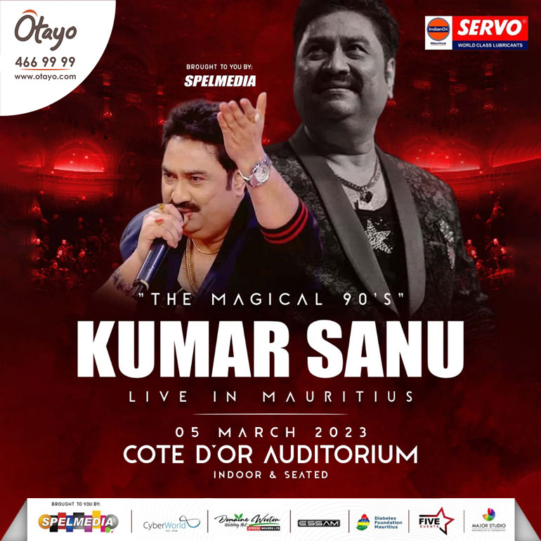 Kumar Sanu in Mauritius