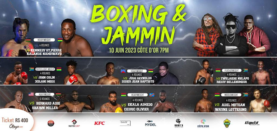 Boxing & Jammin International Boxing Tour 2023 slider image