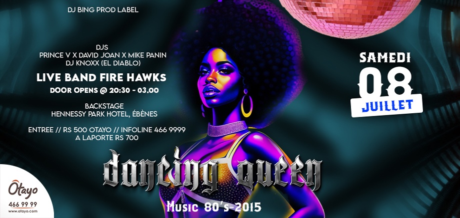 Dancing Queen Disco Party -Music 80’s- 2015 slider image