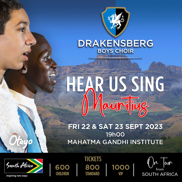 Drakensberg Boys Choir in Mauritius