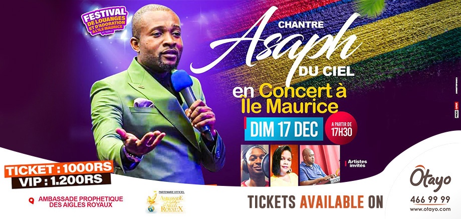 Festival De Louanges et D’adoration à L’ile Maurice – Chantre Asaph Du Ciel slider image