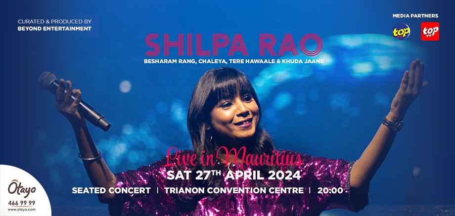 Shilpa Rao Live In Mauritius slider image
