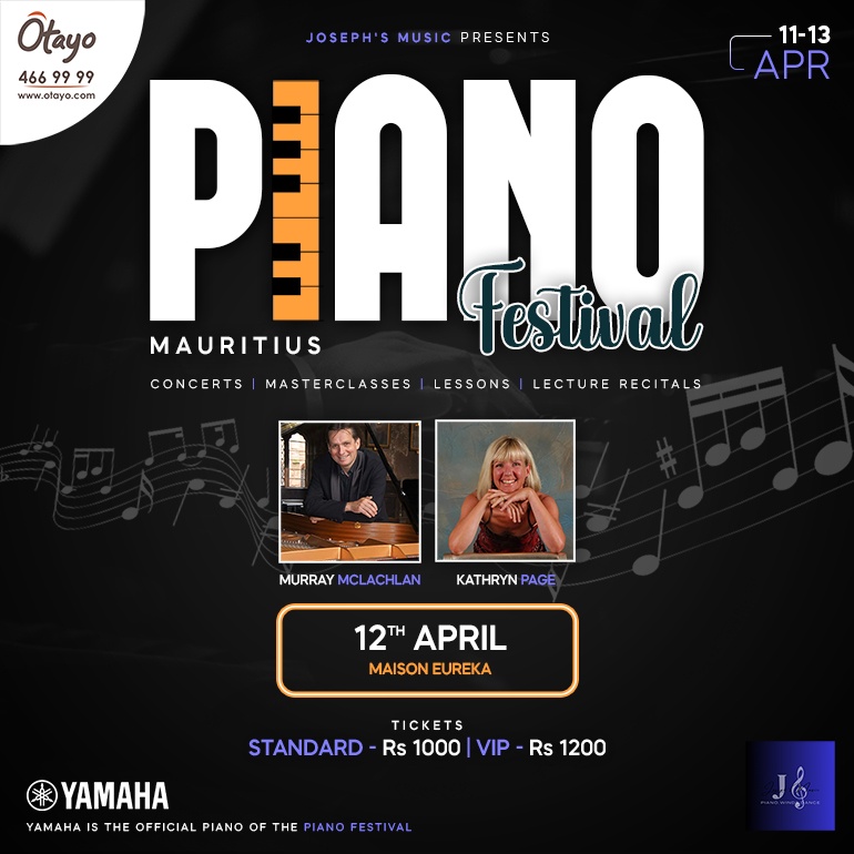 The Piano Festival (Mauritius) – 12 Avril