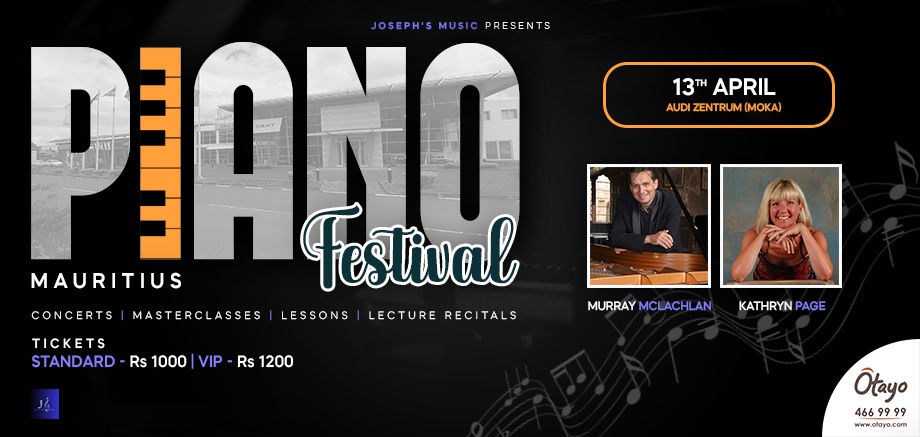 The Piano Festival (Mauritius) – 13 April slider image