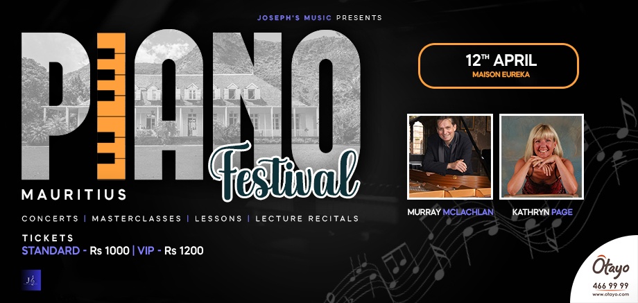 The Piano Festival (Mauritius) – 12 April slider image