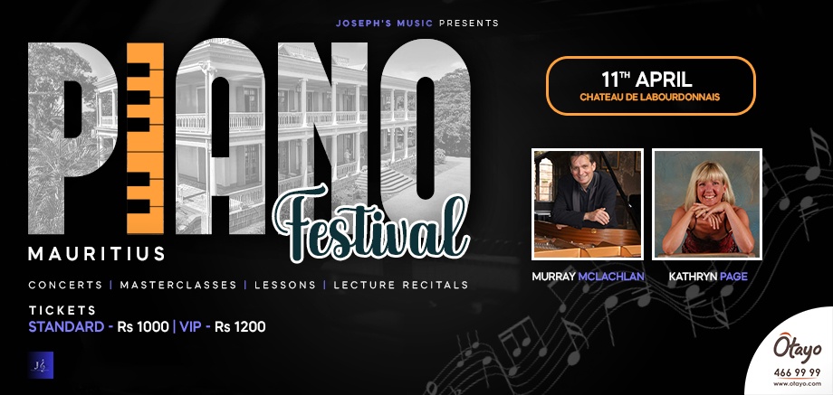 The Piano Festival (Mauritius) – 11 April slider image