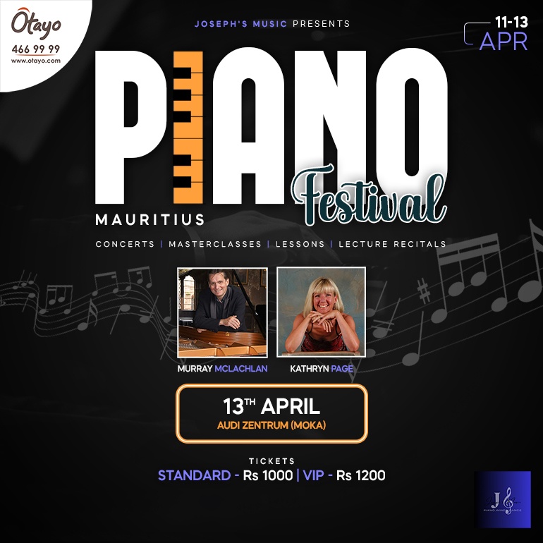 The Piano Festival (Mauritius) – 13 April
