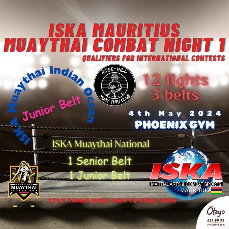 ISKA Mauritius – Muaythai Combat Night 1