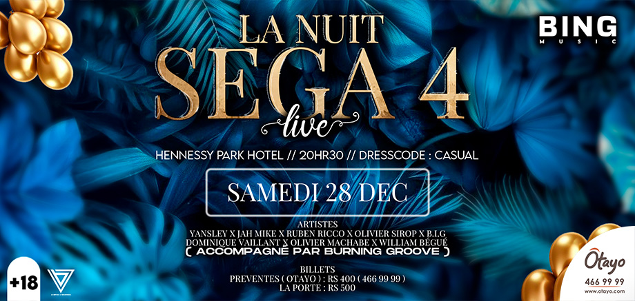 La Nuit Sega 4 Live slider image