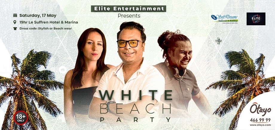 White Beach Party slider image