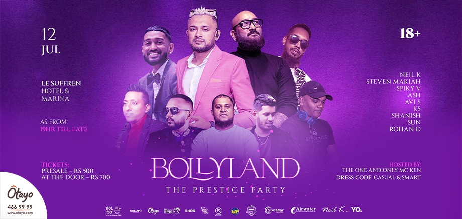 Bollyland – The Prestige Party slider image