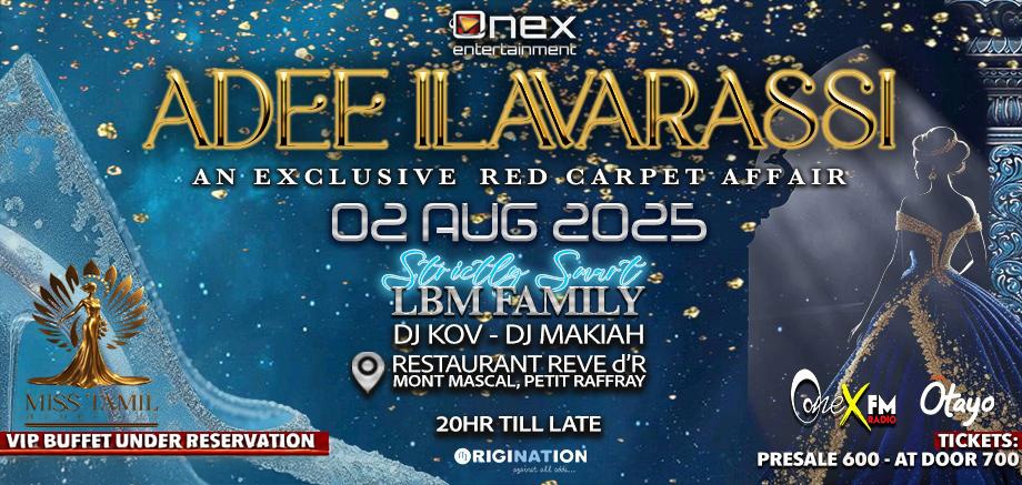 ADEE ILAVARASSI – An Exclusive Red Carpet Affair slider image