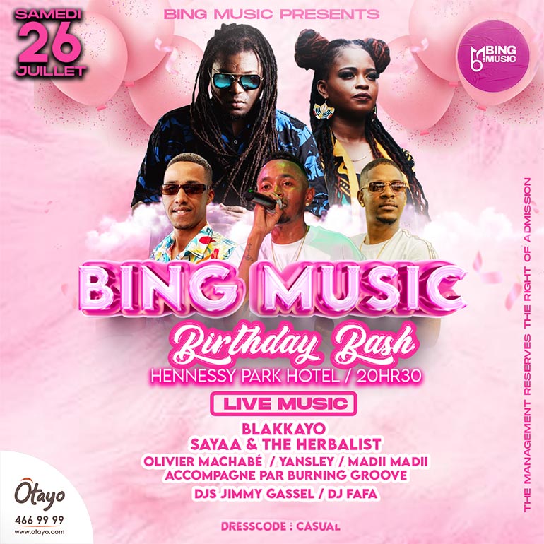 Bing Music Birthday Bash