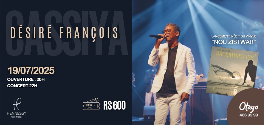 Concert Désiré François & Cassiya – Lancement Vinyle slider image