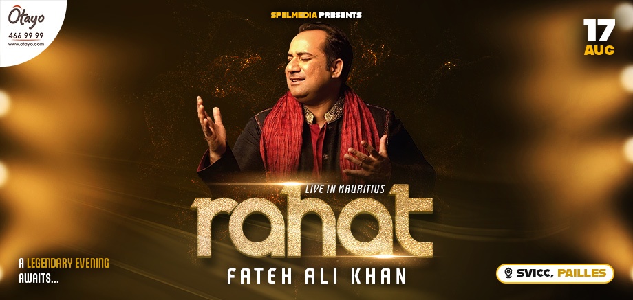 Rahat Fateh Ali Khan Live in Mauritius slider image