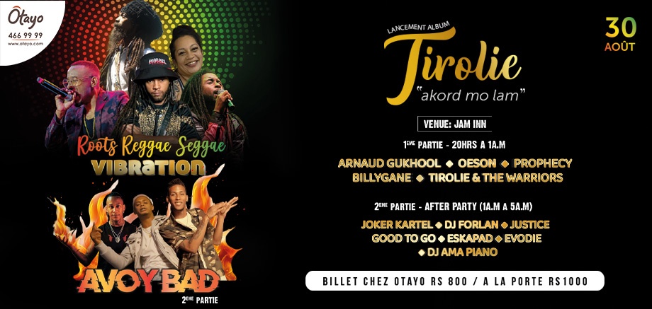 Lancement album TIROLIE « Akord Mo Lam » slider image