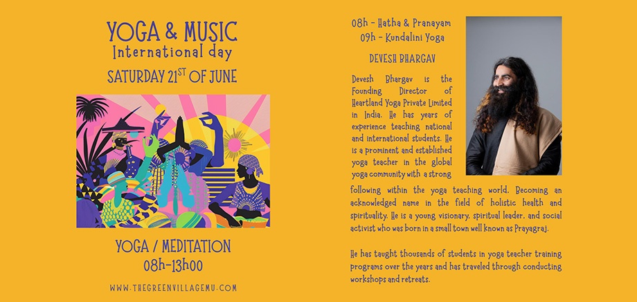YOGA AND MUSIC INTERNATIONAL DAY slider image