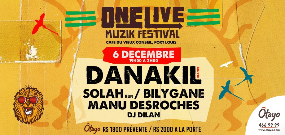 ONE LIVE MUZIK FESTIVAL – 06 Dec slider image