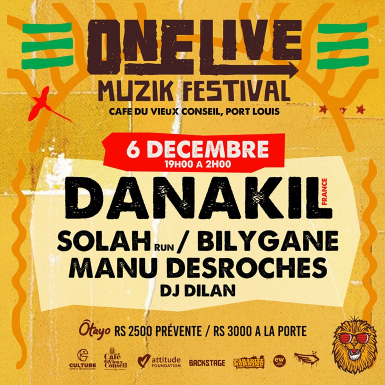 ONE LIVE MUZIK FESTIVAL – 06 Dec