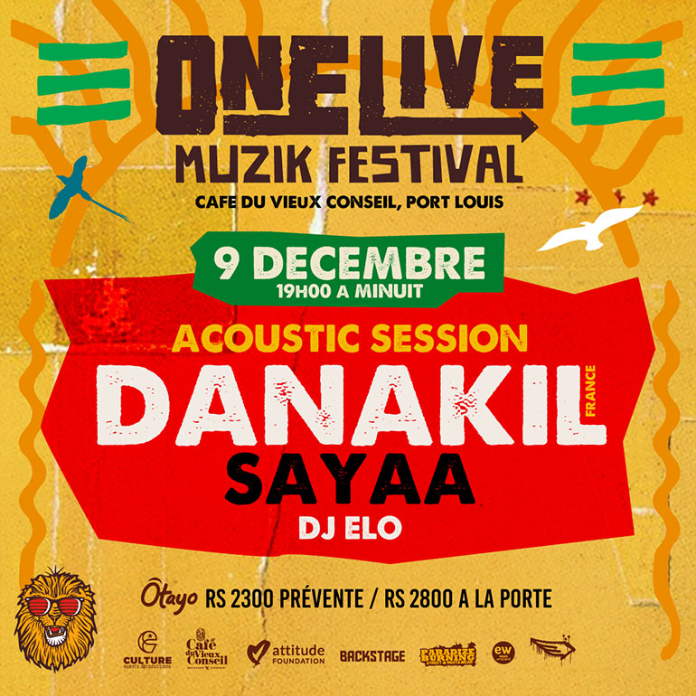 ONE LIVE MUZIK FESTIVAL – 09 Dec