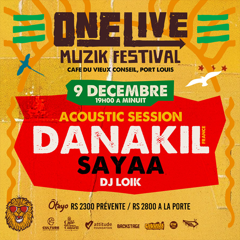 ONE LIVE MUZIK FESTIVAL – 09 Dec