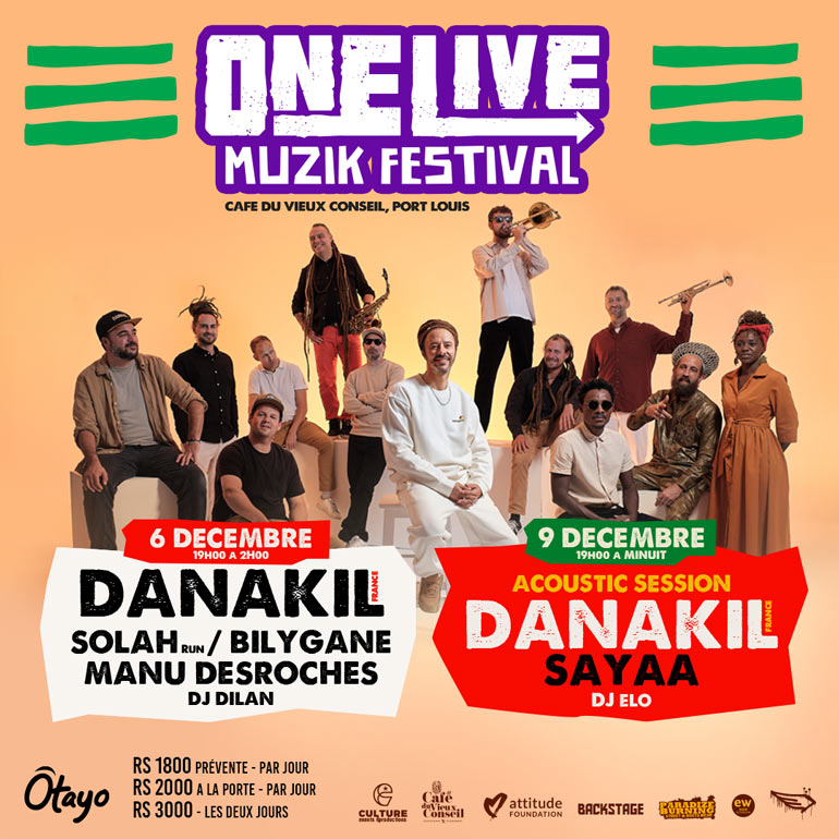 ONE LIVE MUZIK FESTIVAL – 06 Dec