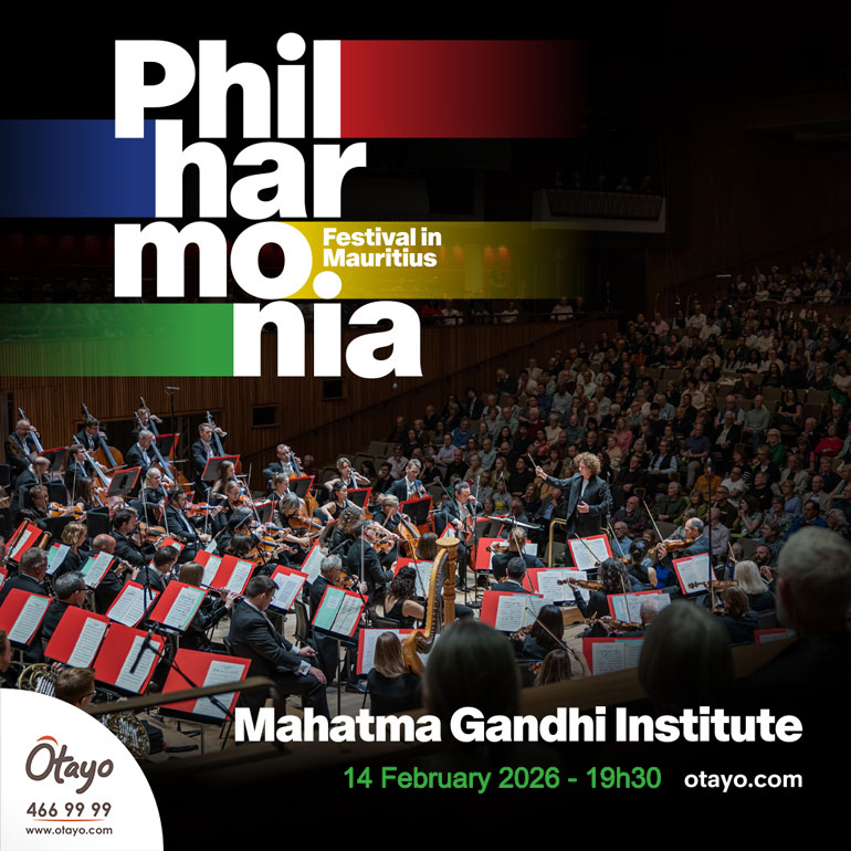 Philharmonia Festival in Mauritius – 14 Feb – 19h30