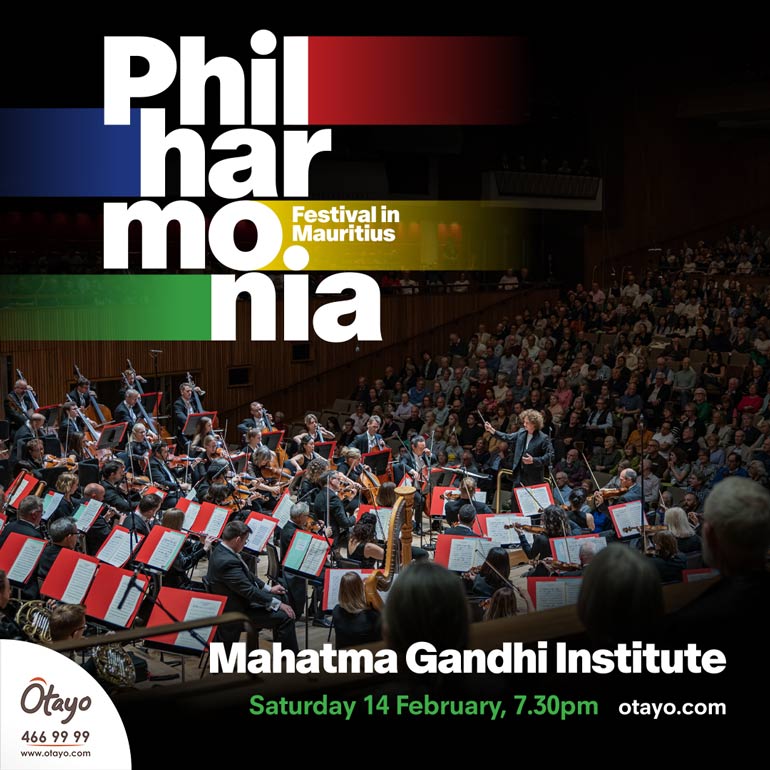Philharmonia Festival in Mauritius – 14 Feb – 19h30