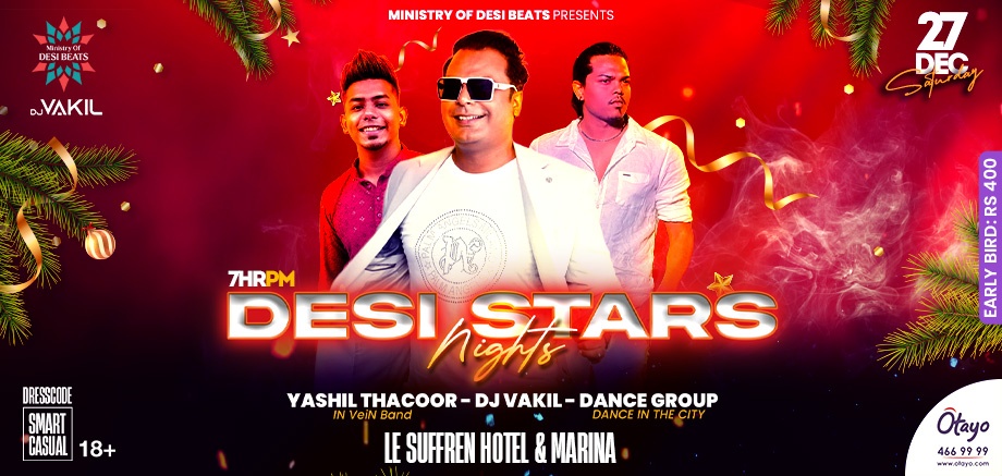 Desi Stars Night slider image