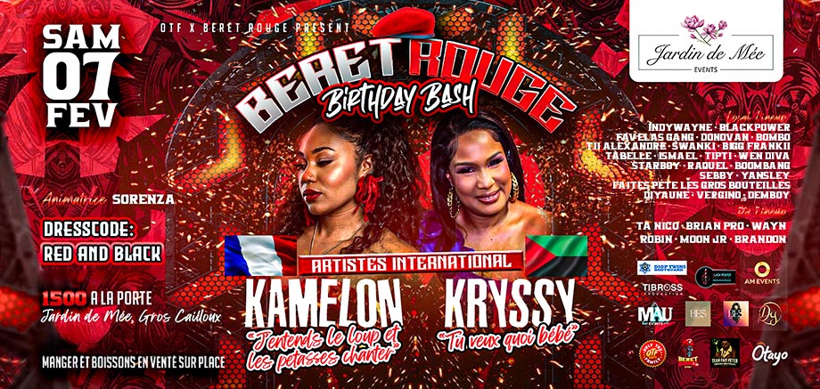 Beret Rouge Birthday Bash slider image