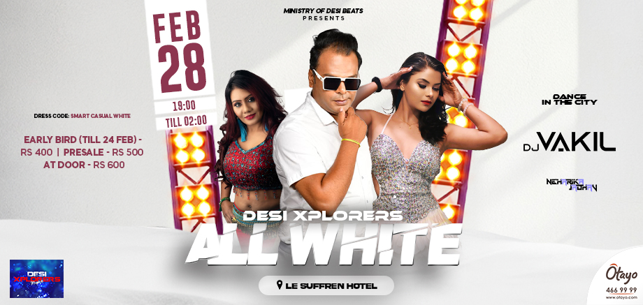 Desi Xplorers – All White slider image