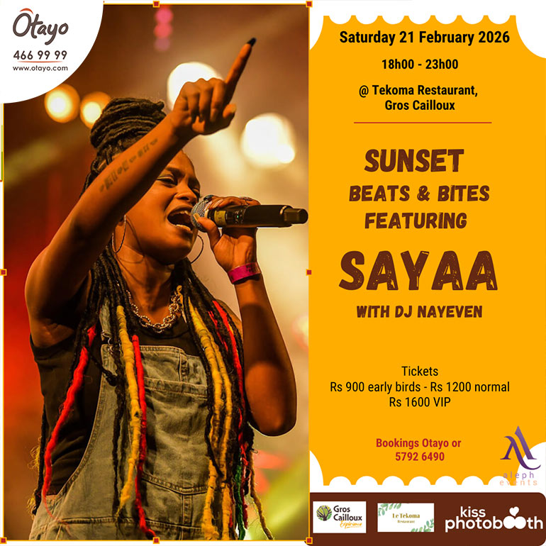 Sunset Beats & Bites Featuring Sayaa