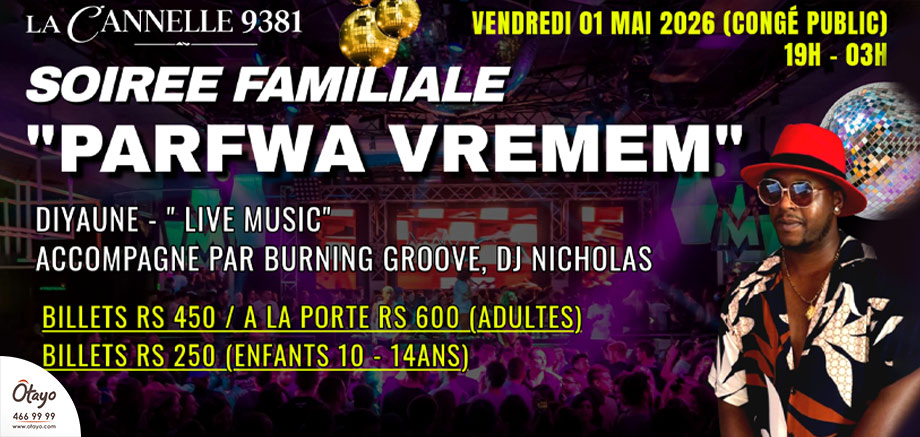 Soirée Familiale « Parfwa Vremem » slider image