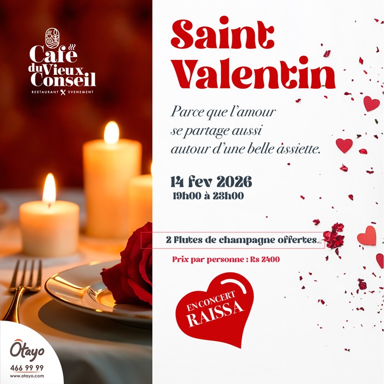Saint Valentin au Café du Vieux Conseil