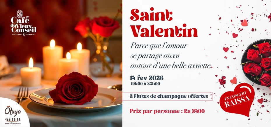 Saint Valentin au Café du Vieux Conseil slider image