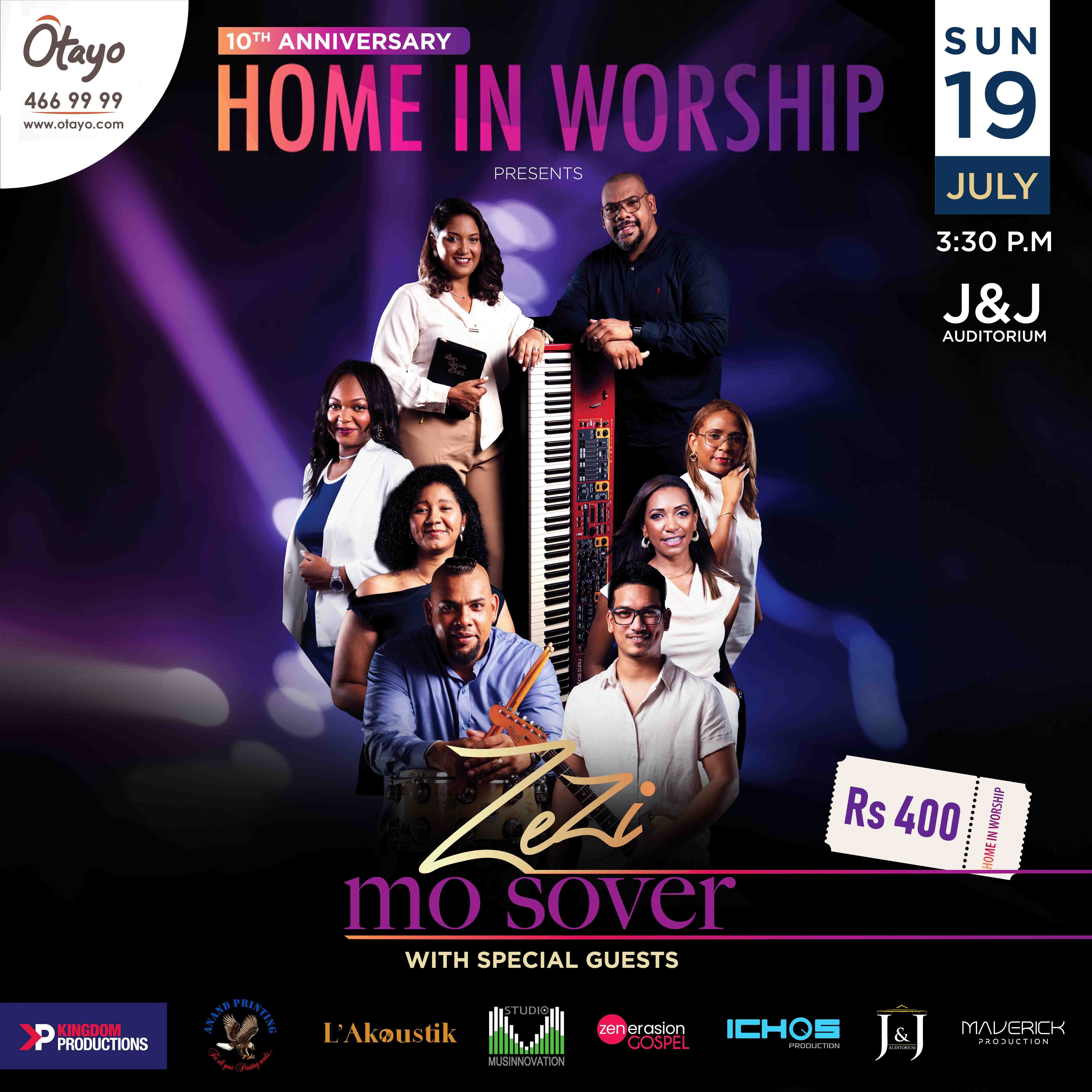 Home in Worship 10th Anniversary Gospel Concert | Zezi Mo Sover