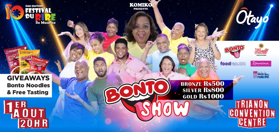 10ÈME ÉDITION FESTIVAL DU RIRE – BONTO SHOW slider image
