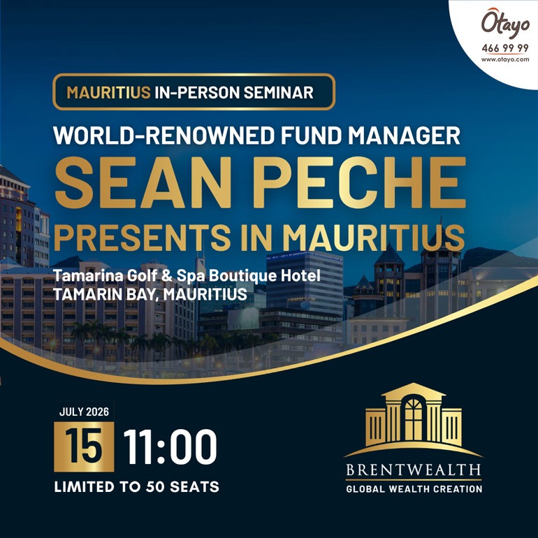 Seminar: The World’s Best Fund Manager live in Mauritius