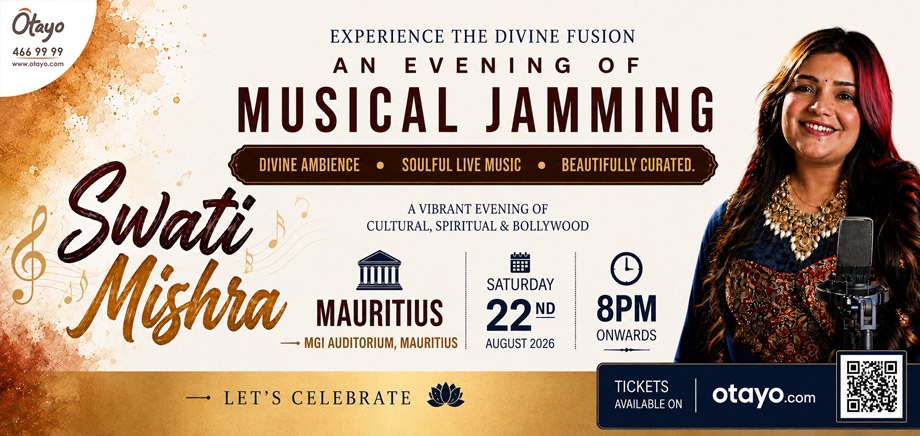 BHAJAN JAMMING BY Swati Mishra Live in Mauritius slider image