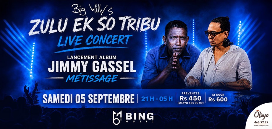 Zulu Ek So Tribu Live & Lancement Album Jimmy Gassel slider image