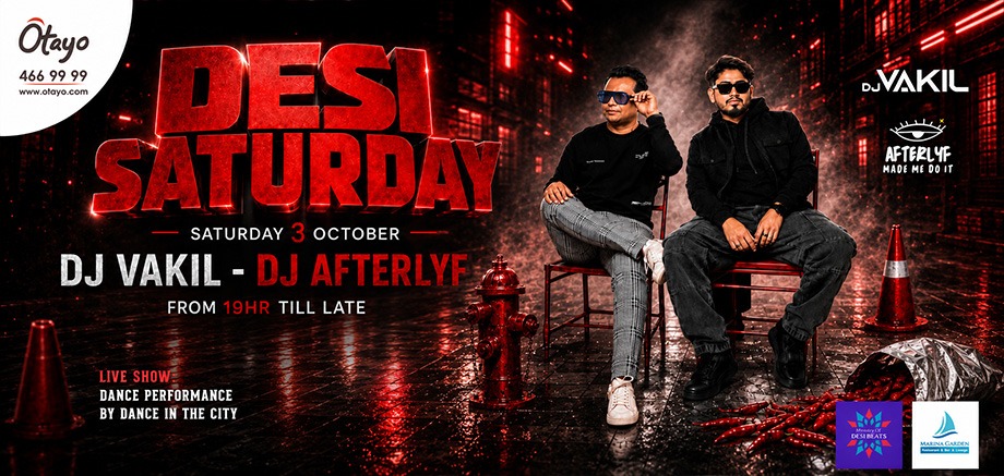 DESI SATURDAY feat DJ AFTERLYF slider image