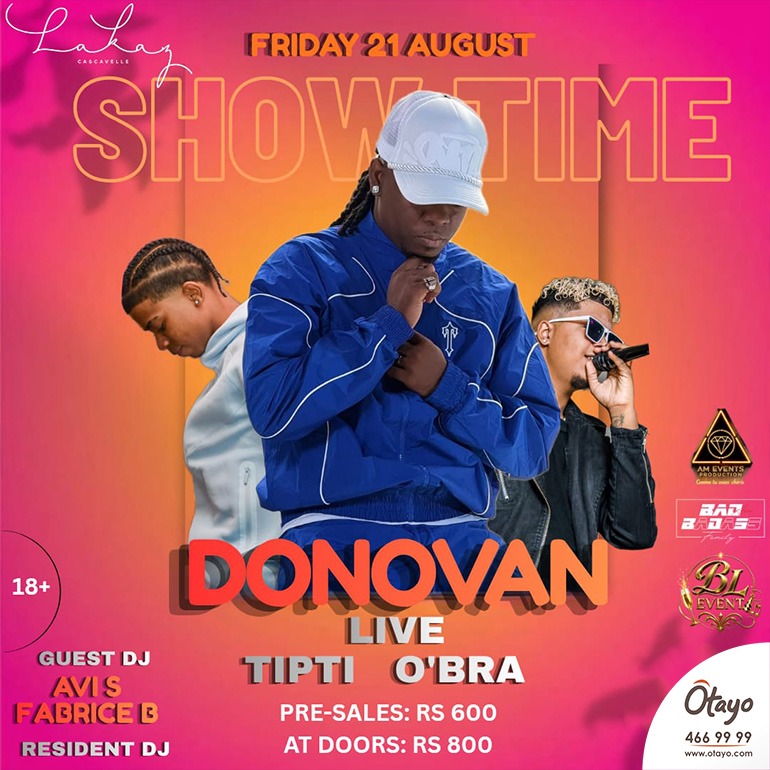 SHOWTIME: DONOVAN LIVE – TIPTI & O’BRA