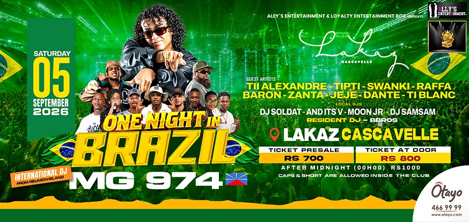 ONE NIGHT IN BRAZIL slider image