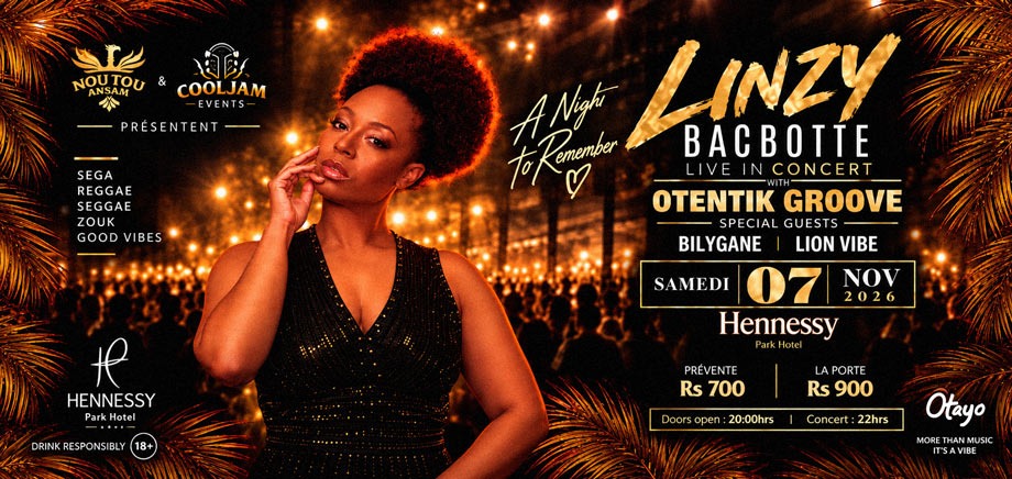 Linzy Bacbotte & Otentik Groove Live slider image